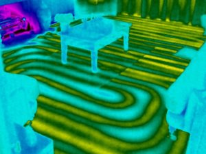 The Locations of Under Floor Heating Systems